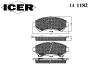 ICER 141182 Brake Pad Set, disc brake