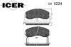 ICER 141224 Brake Pad Set, disc brake
