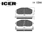 ICER 141266 Brake Pad Set, disc brake