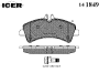 ICER 141849 Brake Pad Set, disc brake