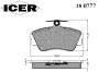 ICER 180777 Brake Pad Set, disc brake