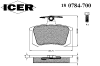ICER 180784-700 (180784700) Brake Pad Set, disc brake