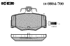 ICER 180804-700 (180804700) Brake Pad Set, disc brake