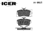 ICER 180815 Brake Pad Set, disc brake