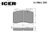 ICER 180861-200 (180861200) Brake Pad Set, disc brake