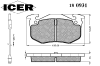 ICER 180931 Brake Pad Set, disc brake