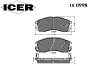 ICER 180998 Brake Pad Set, disc brake