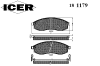 ICER 181179 Brake Pad Set, disc brake