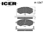 ICER 181267 Brake Pad Set, disc brake