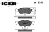 ICER 181366 Brake Pad Set, disc brake