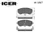 ICER 181517 Brake Pad Set, disc brake