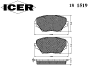 ICER 181519 Brake Pad Set, disc brake