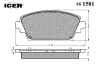 ICER 181581 Brake Pad Set, disc brake