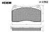 ICER 181582 Brake Pad Set, disc brake