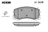 ICER 181618 Brake Pad Set, disc brake