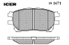 ICER 181671 Brake Pad Set, disc brake