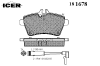 ICER 181678 Brake Pad Set, disc brake