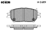 ICER 181689 Brake Pad Set, disc brake
