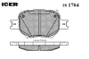 ICER 181704 Brake Pad Set, disc brake