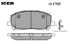 ICER 181705 Brake Pad Set, disc brake