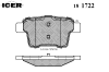 ICER 181722 Brake Pad Set, disc brake