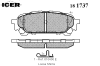 ICER 181737 Brake Pad Set, disc brake