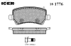 ICER 181776 Brake Pad Set, disc brake