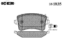 ICER 181835 Brake Pad Set, disc brake