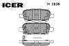 ICER 181838 Brake Pad Set, disc brake