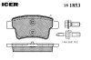 ICER 181853 Brake Pad Set, disc brake