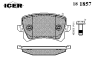 ICER 181857 Brake Pad Set, disc brake