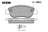ICER 181883 Brake Pad Set, disc brake
