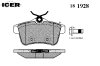 ICER 181928 Brake Pad Set, disc brake