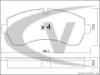 VAICO V10-8257 (V108257) Brake Pad Set, disc brake