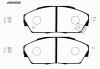 NIPPARTS J3604026 Brake Pad Set, disc brake