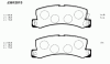 NIPPARTS J3612013 Brake Pad Set, disc brake