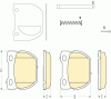 GIRLING 6116666 Brake Pad Set, disc brake