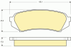 GIRLING 6131989 Brake Pad Set, disc brake