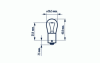 NARVA 17421 Bulb, stop light; Bulb, rear fog light; Bulb, reverse light; Bulb, tail light; Bulb, rear fog light; Bulb, reverse light; Bulb, tail light; Bulb, auxiliary stop light; Bulb, auxiliary stop light