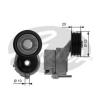 GATES T38451 Tensioner Pulley, v-ribbed belt