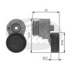 GATES T38469 Tensioner Pulley, v-ribbed belt