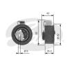 GATES T43021 Tensioner Pulley, timing belt