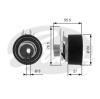 GATES T43090 Tensioner Pulley, timing belt