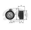 GATES T43159 Tensioner Pulley, timing belt