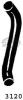 GATES 3120 Radiator Hose