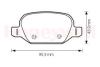 JURID 573014J Brake Pad Set, disc brake