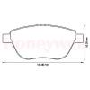 JURID 573204J Brake Pad Set, disc brake