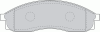 FERODO FDB1434 Brake Pad Set, disc brake