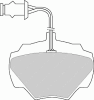 FERODO FSL471 Brake Pad Set, disc brake