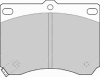 FERODO FSL714 Brake Pad Set, disc brake